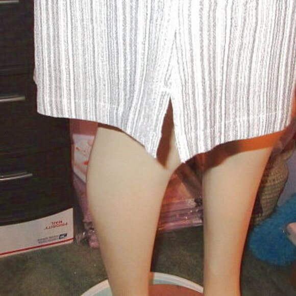 Old Ranch Primrose Skirt Size M Pull On Elastic Waist Pockets Lined Cotton Blend - Picture 9 of 12